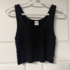 TNA Black Crop Top